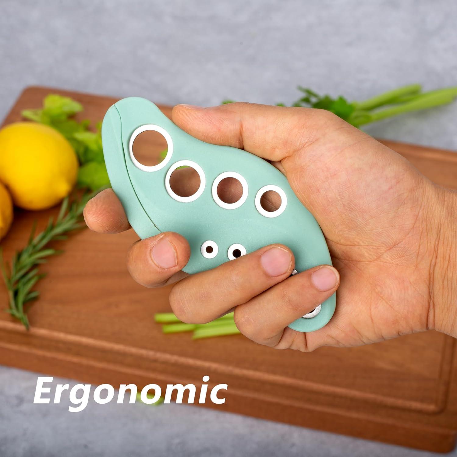 Deshojador de Hierbas SDALU XPQ-2 Acero Inoxidable 9 Agujeros