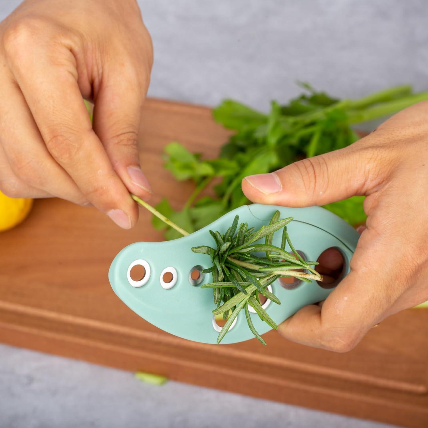 Deshojador de Hierbas SDALU XPQ-2 Acero Inoxidable 9 Agujeros