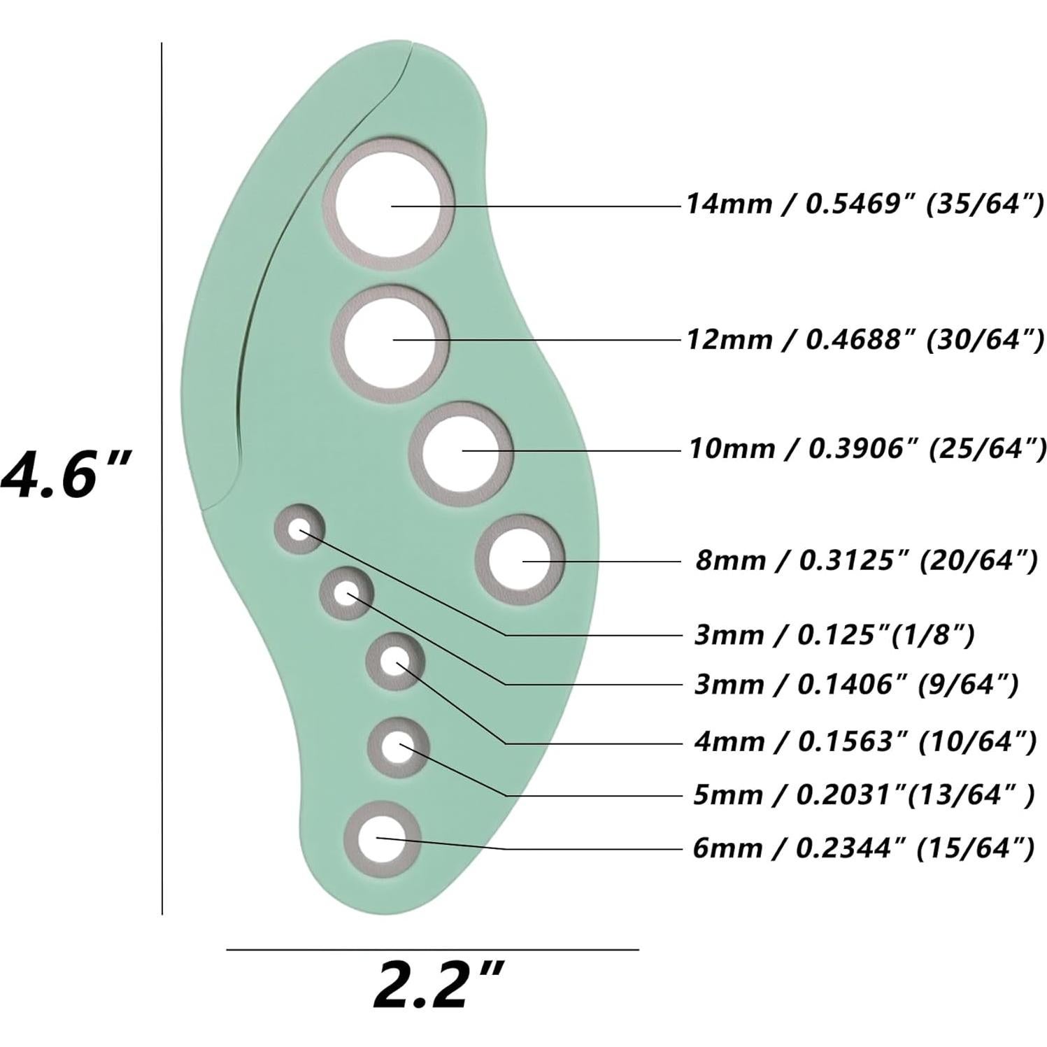 Deshojador de Hierbas SDALU XPQ-2 Acero Inoxidable 9 Agujeros