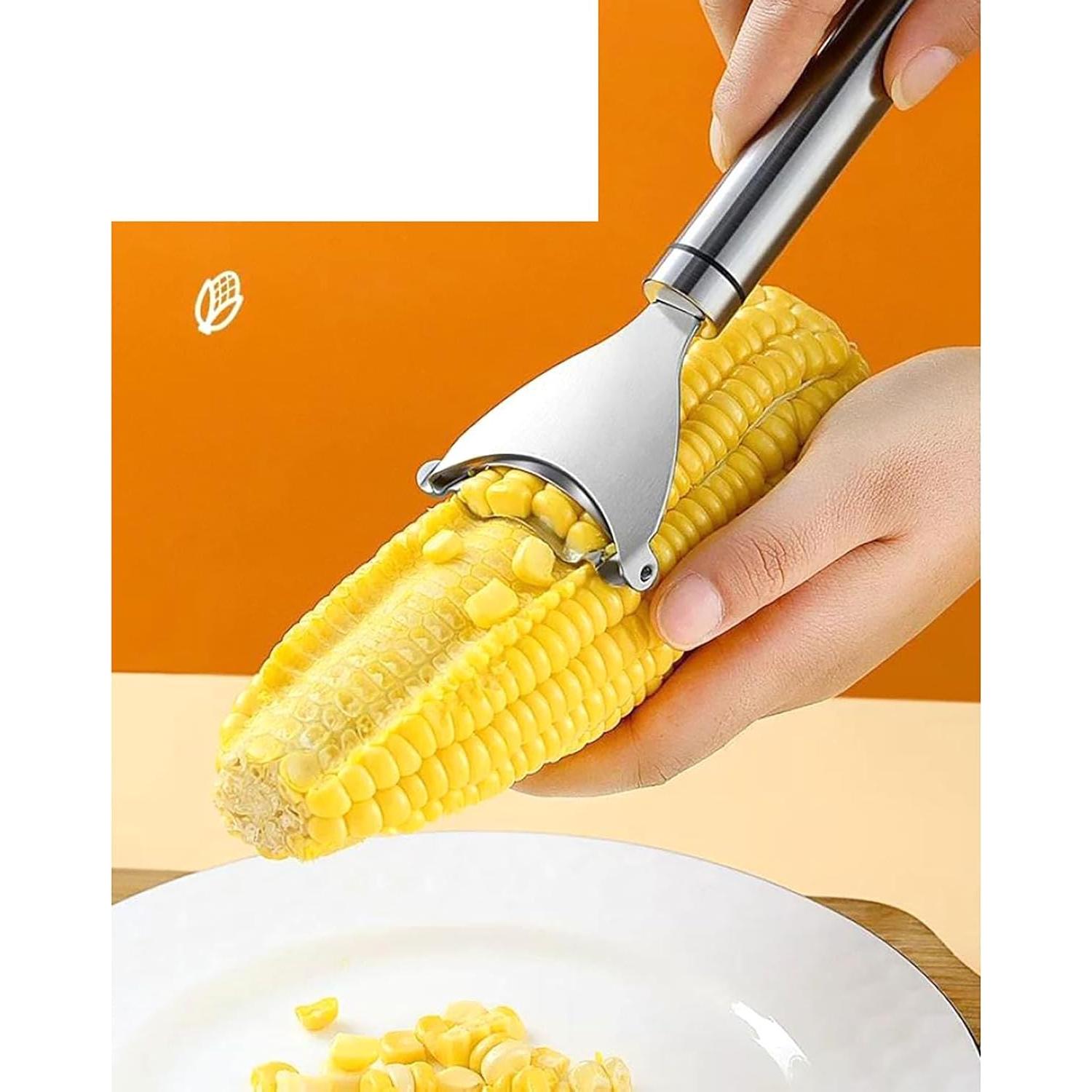 Pelador de Maíz YIKANGHENG Acero Inoxidable 2 Piezas 17.8 cm