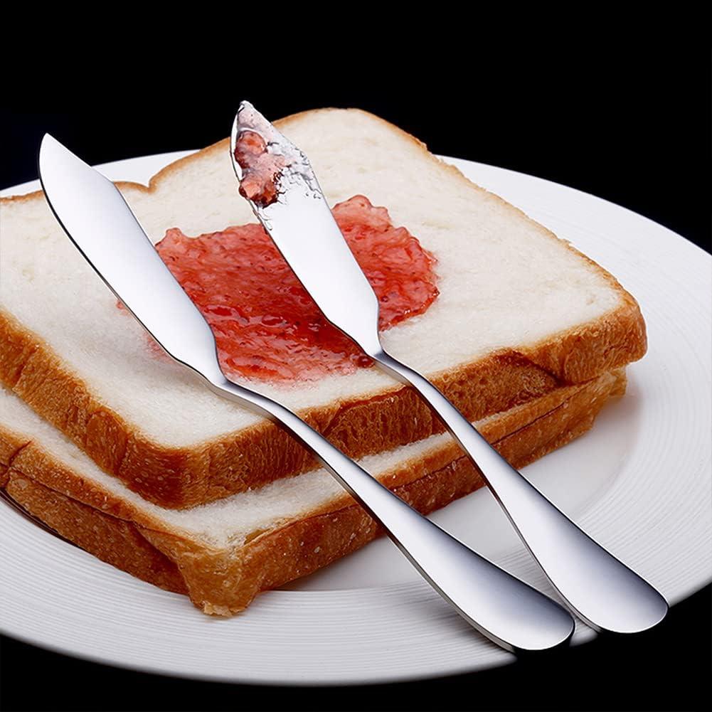 Set de 2 Cuchillos de Mantequilla AOOSY Acero Inoxidable 15 cm