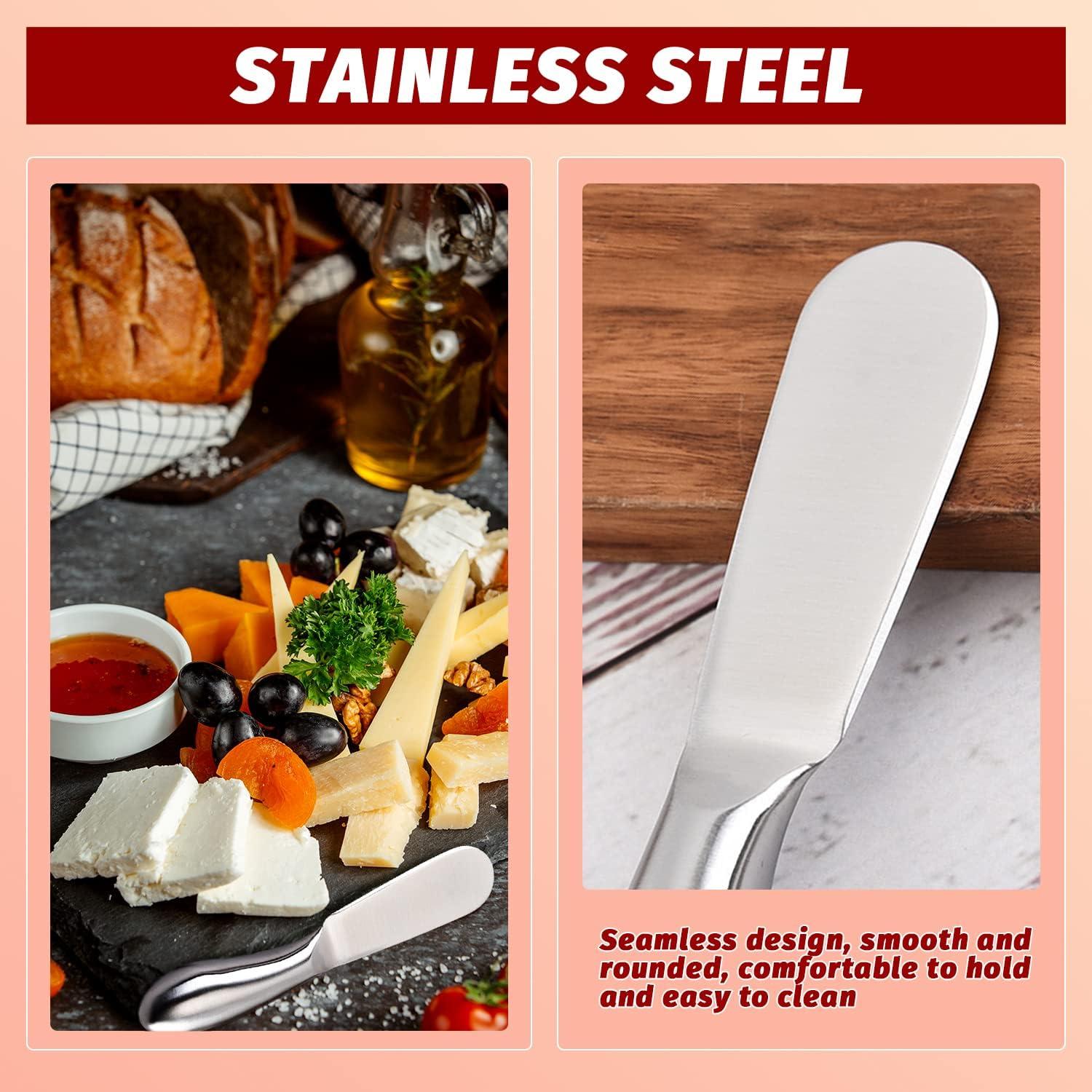 Juego de 4 cuchillos para untar mantequilla Mlurcu 13.5 cm