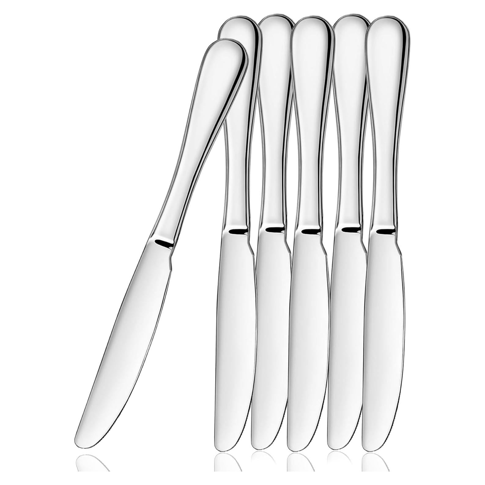 Juego de cuchillos de cena ATB de acero inoxidable - 6 piezas