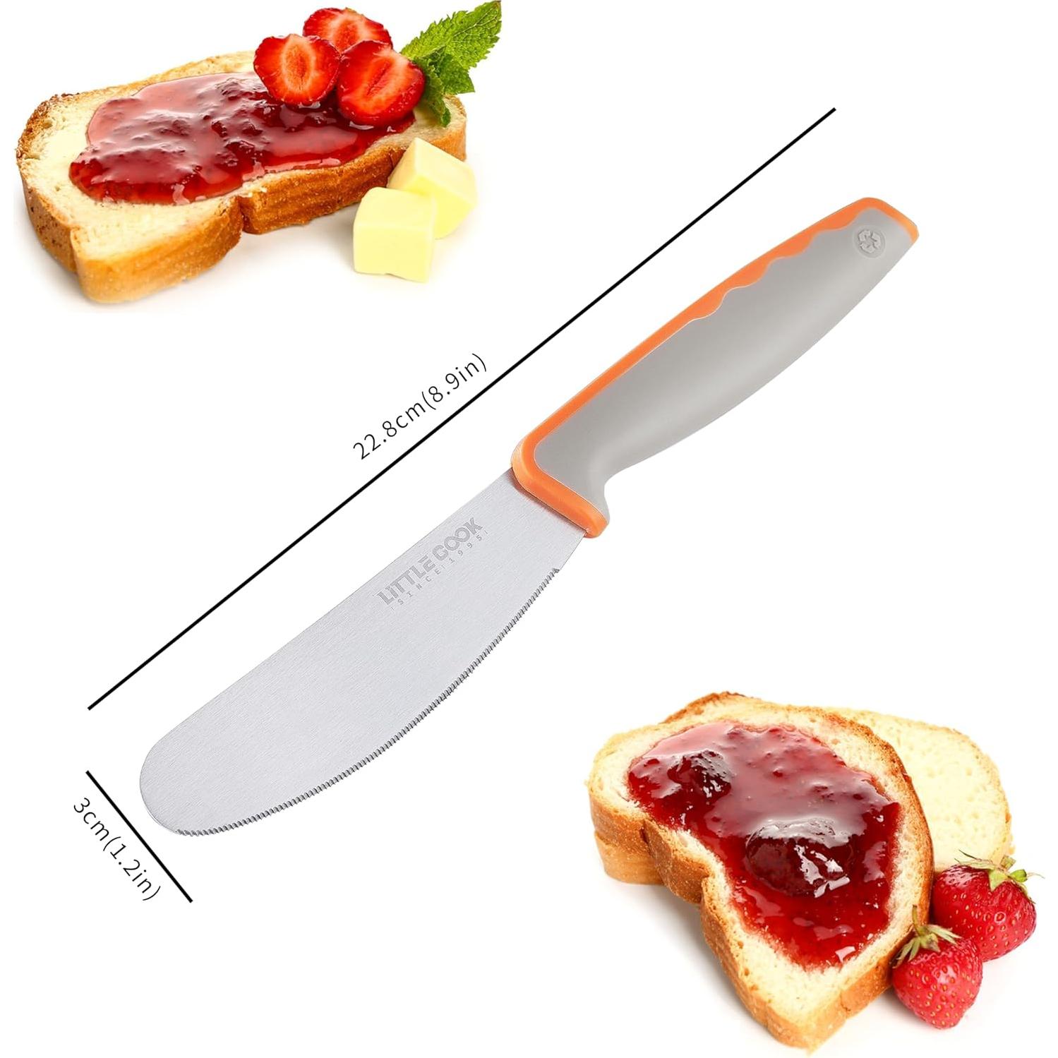 Espátula de Mantequilla Little Cook 11.9 cm Acero Inoxidable