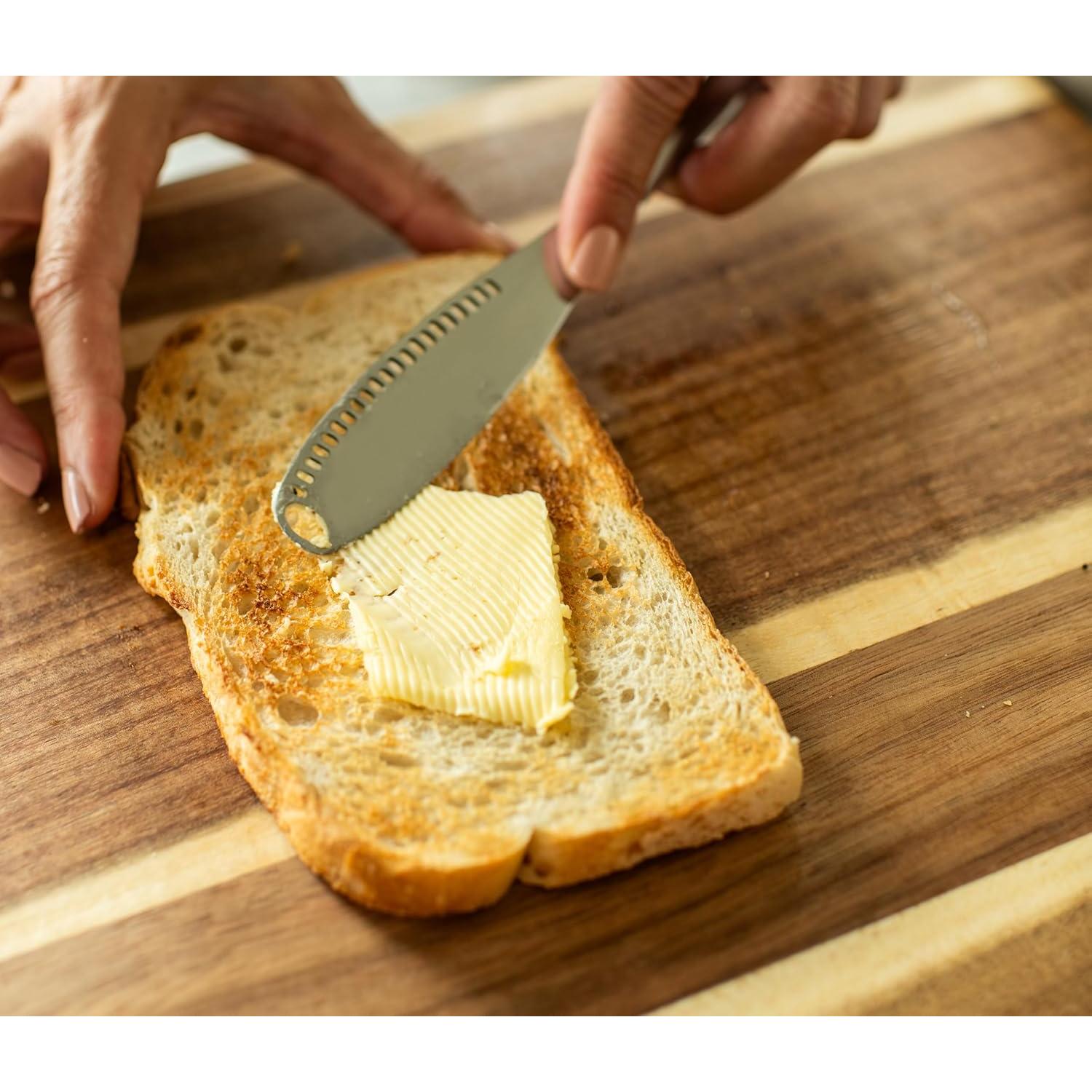 Cuchillo de Mantequilla Fría Houseify LISTO MANTEQUILLA 3-en-1