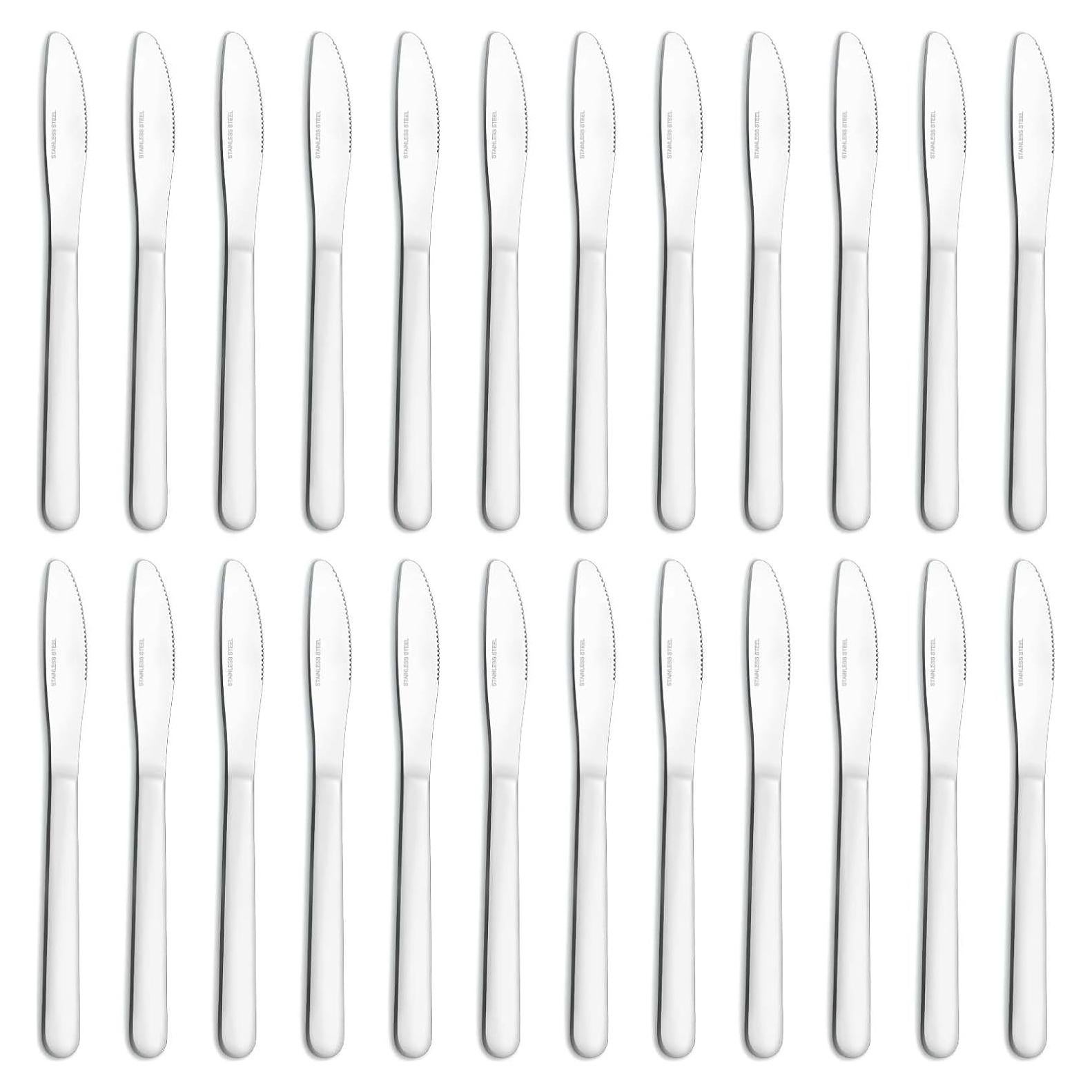 Juego de 24 Cuchillos de Cena Funnydin Acero Inoxidable 20.6 cm