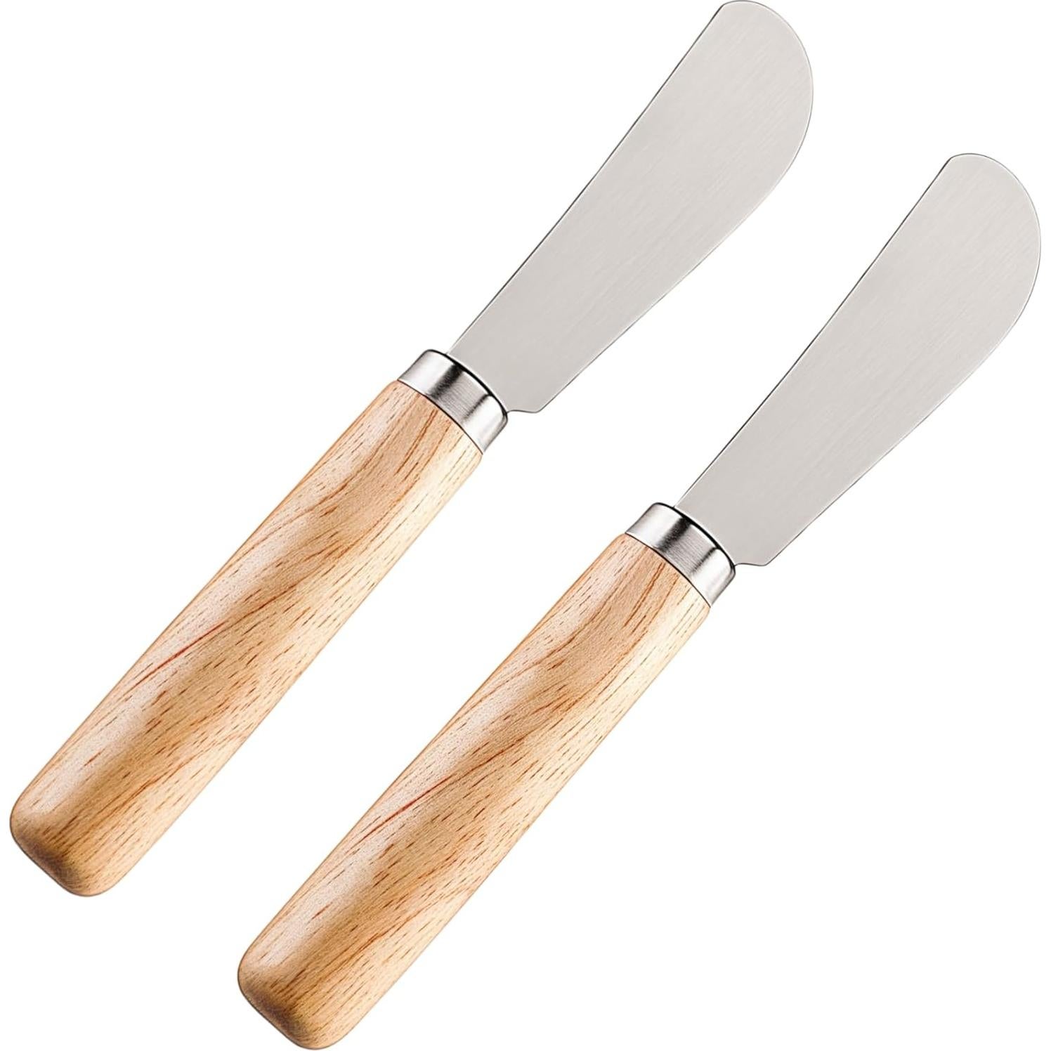 Juego de 2 cuchillos para mantequilla LacusMare 15 cm acero inoxidable