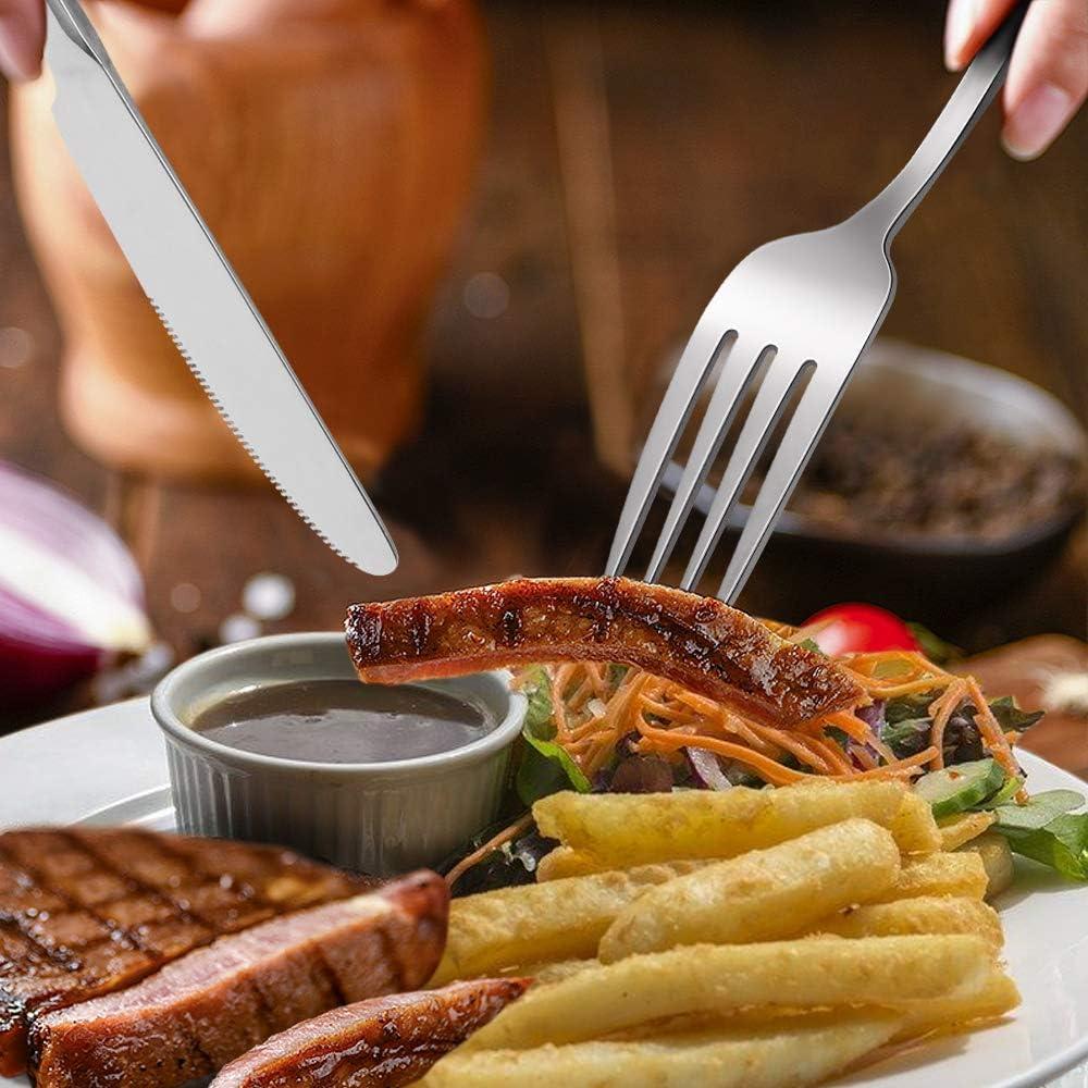 Cuchillos de Cena Hiware 12 Piezas Acero Inoxidable 22.86 cm