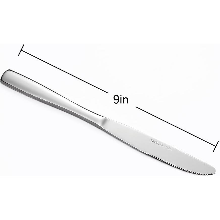 Juego de cuchillos de cena Eslite 12 piezas acero inoxidable