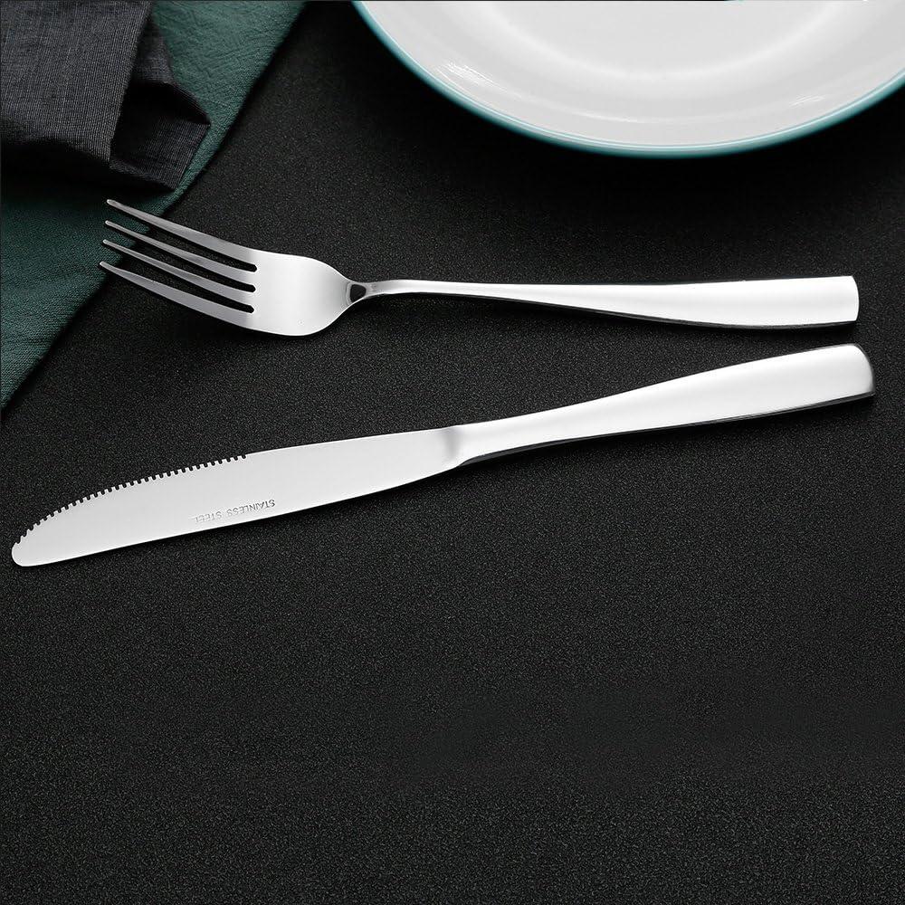 Juego de cuchillos de cena Eslite 12 piezas acero inoxidable