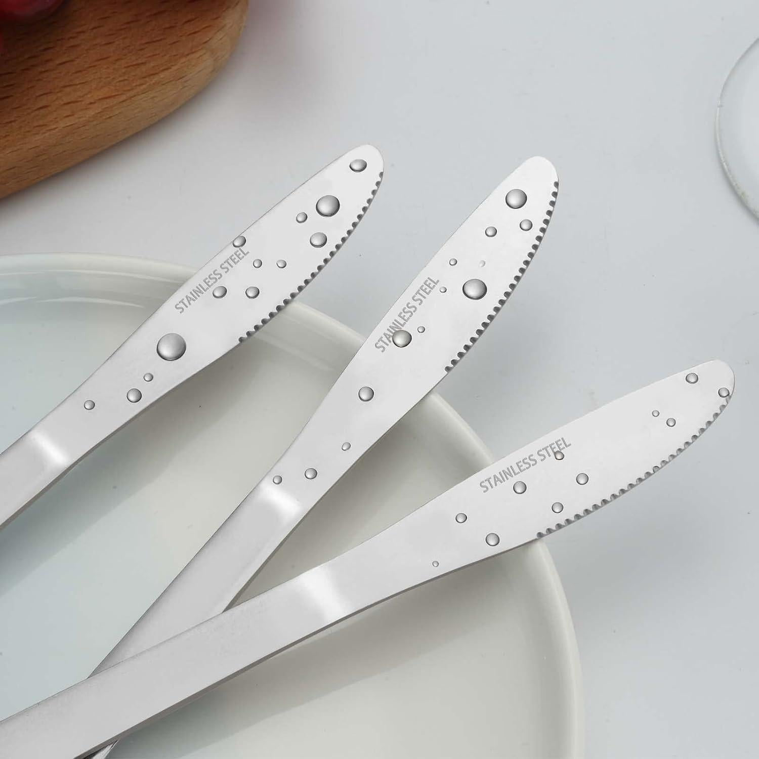 Juego de 36 Cuchillos de Cena Funnydin Acero Inoxidable 20.6 cm