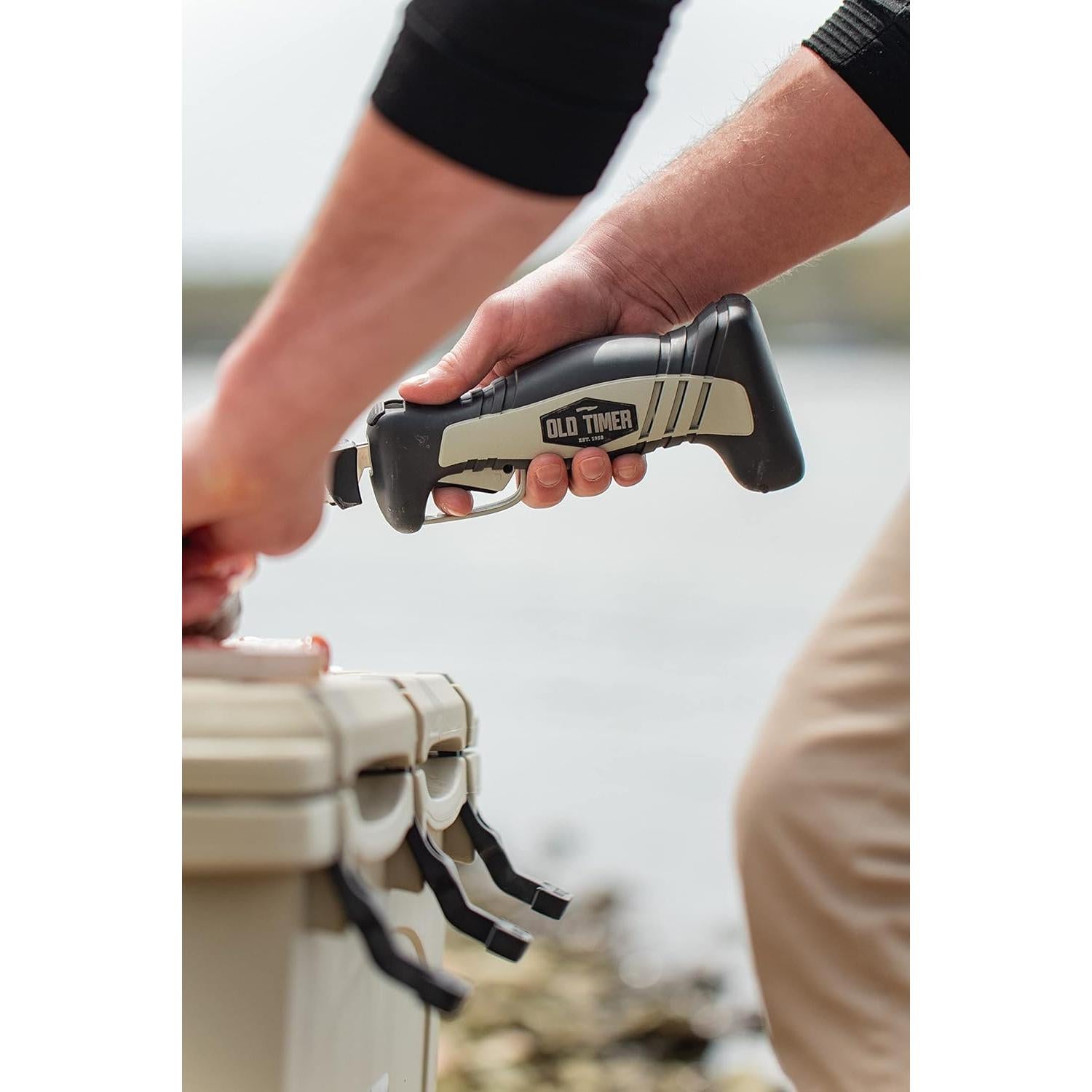 Cuchillo de Filete Eléctrico Inalámbrico Old Timer 20.3 cm