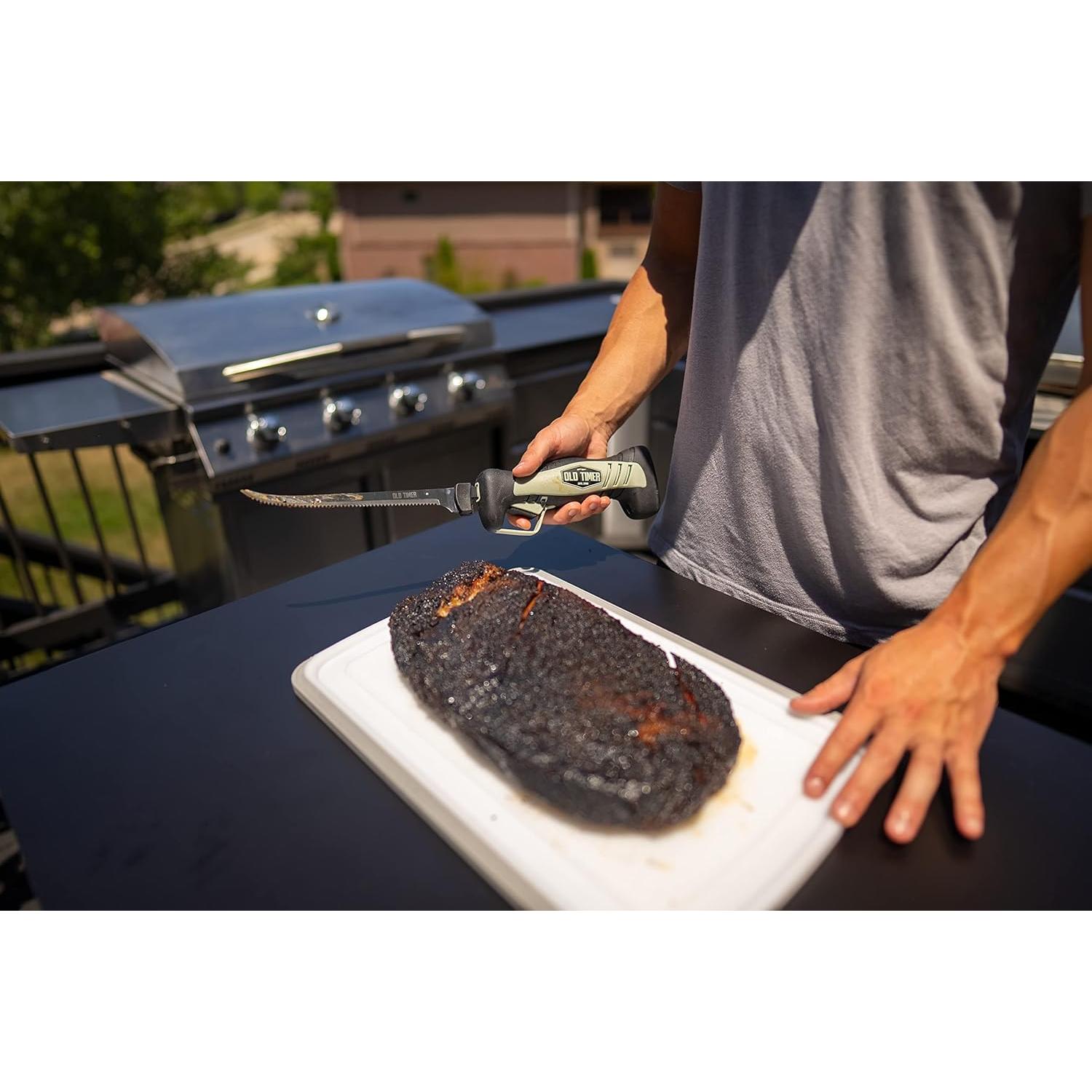 Cuchillo de Filete Eléctrico Inalámbrico Old Timer 20.3 cm