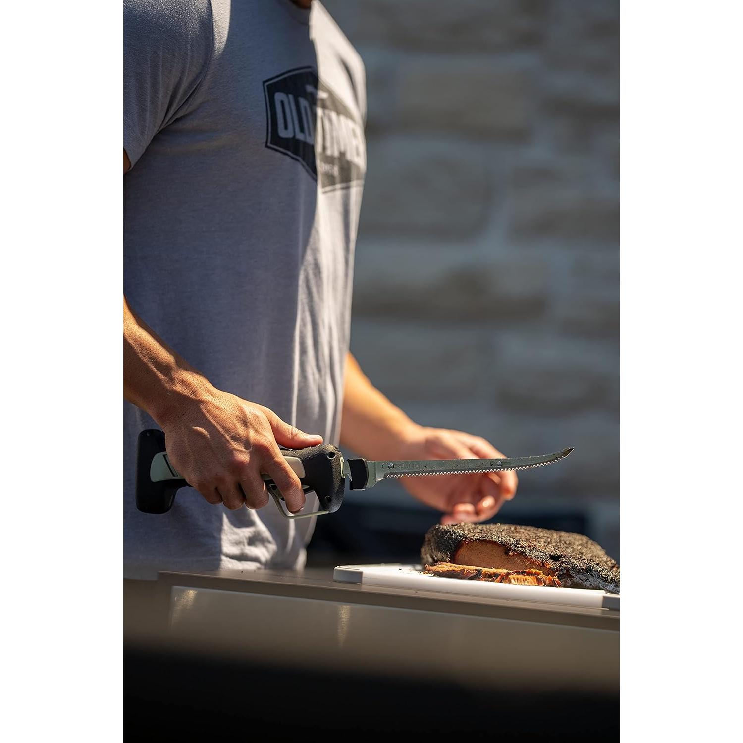 Cuchillo de Filete Eléctrico Inalámbrico Old Timer 20.3 cm