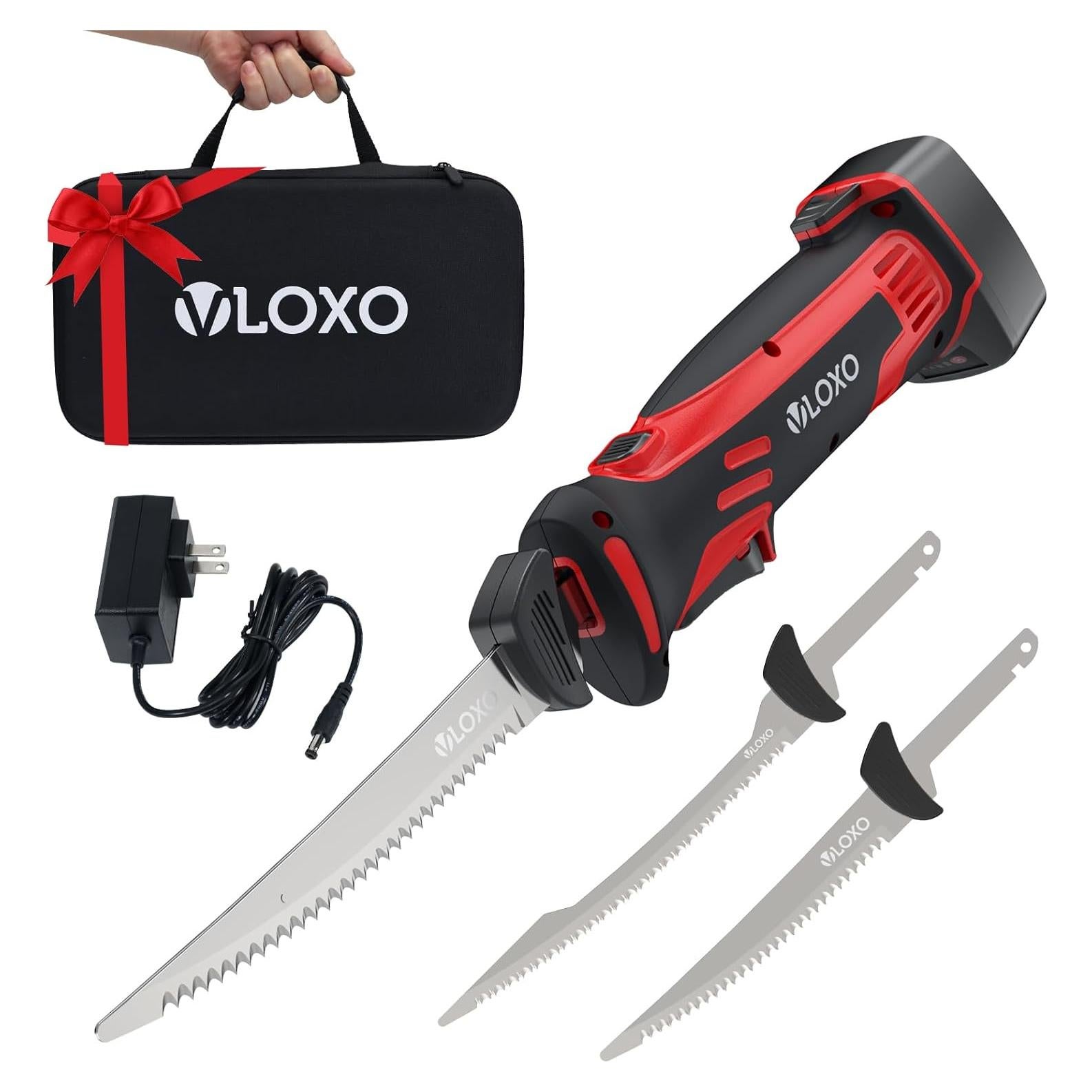 Cuchillo Eléctrico VLOXO para Filetear Pescado Inalámbrico