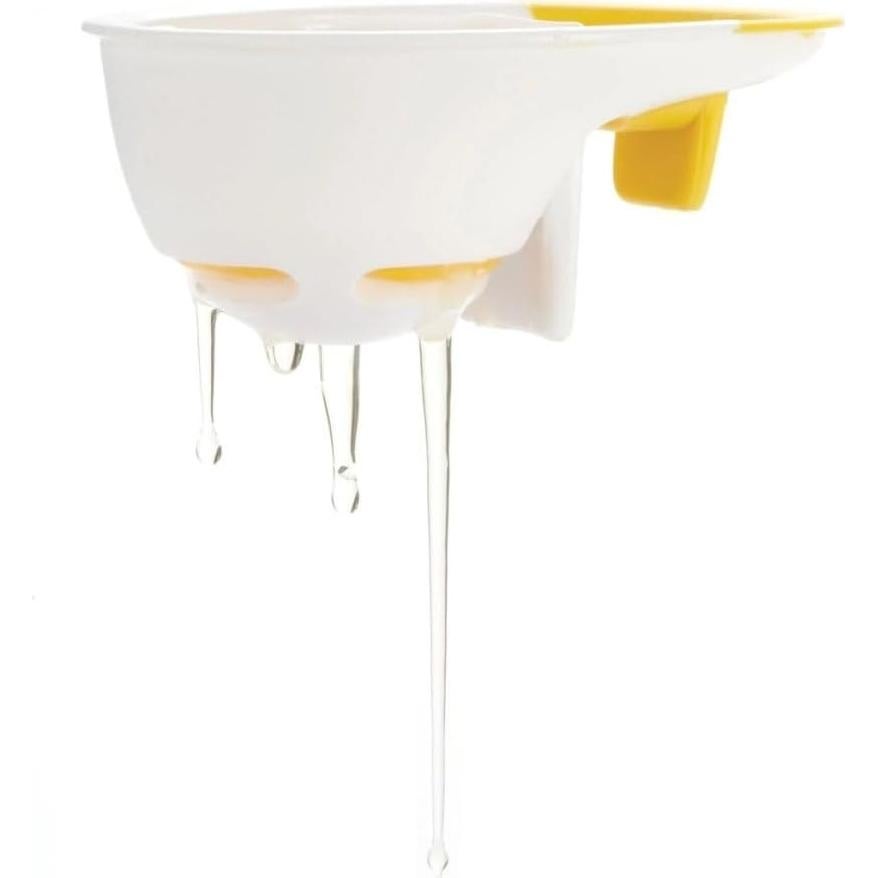 Separador de Huevos 3 en 1 OXO Good Grips, Blanco y Amarillo