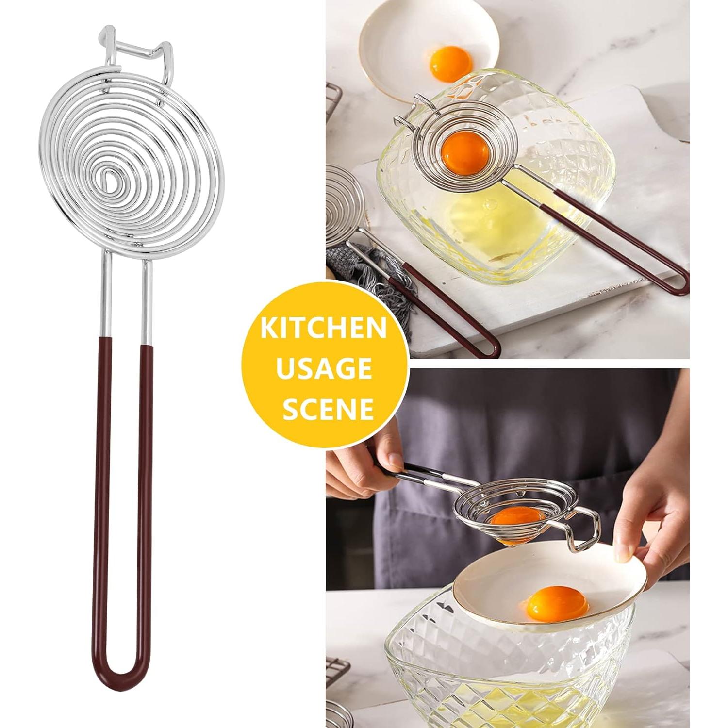 Separador de Huevos NileHome Acero Inoxidable 25x8 cm