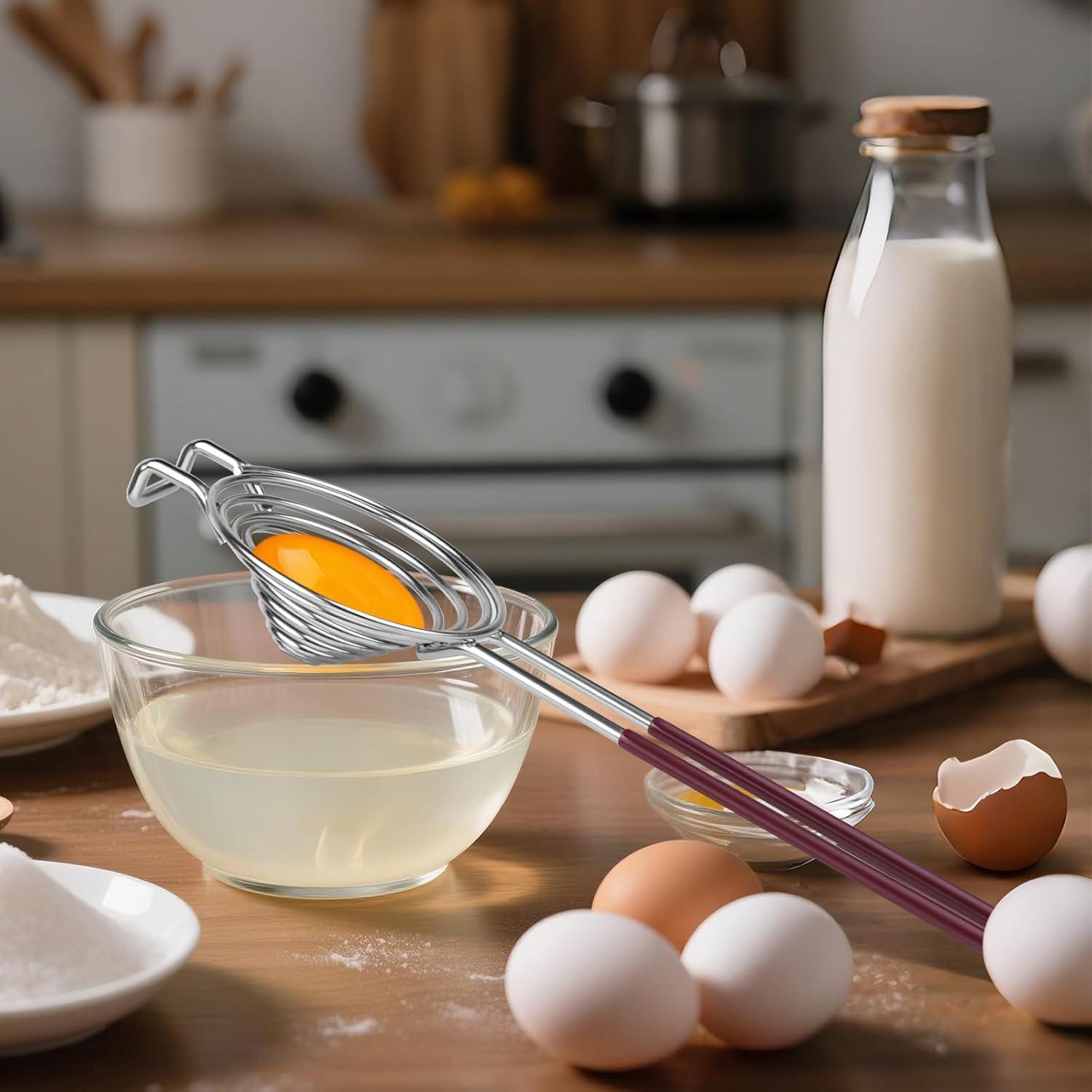 Separador de Huevos HCFGS de Acero Inoxidable con Mango Largo