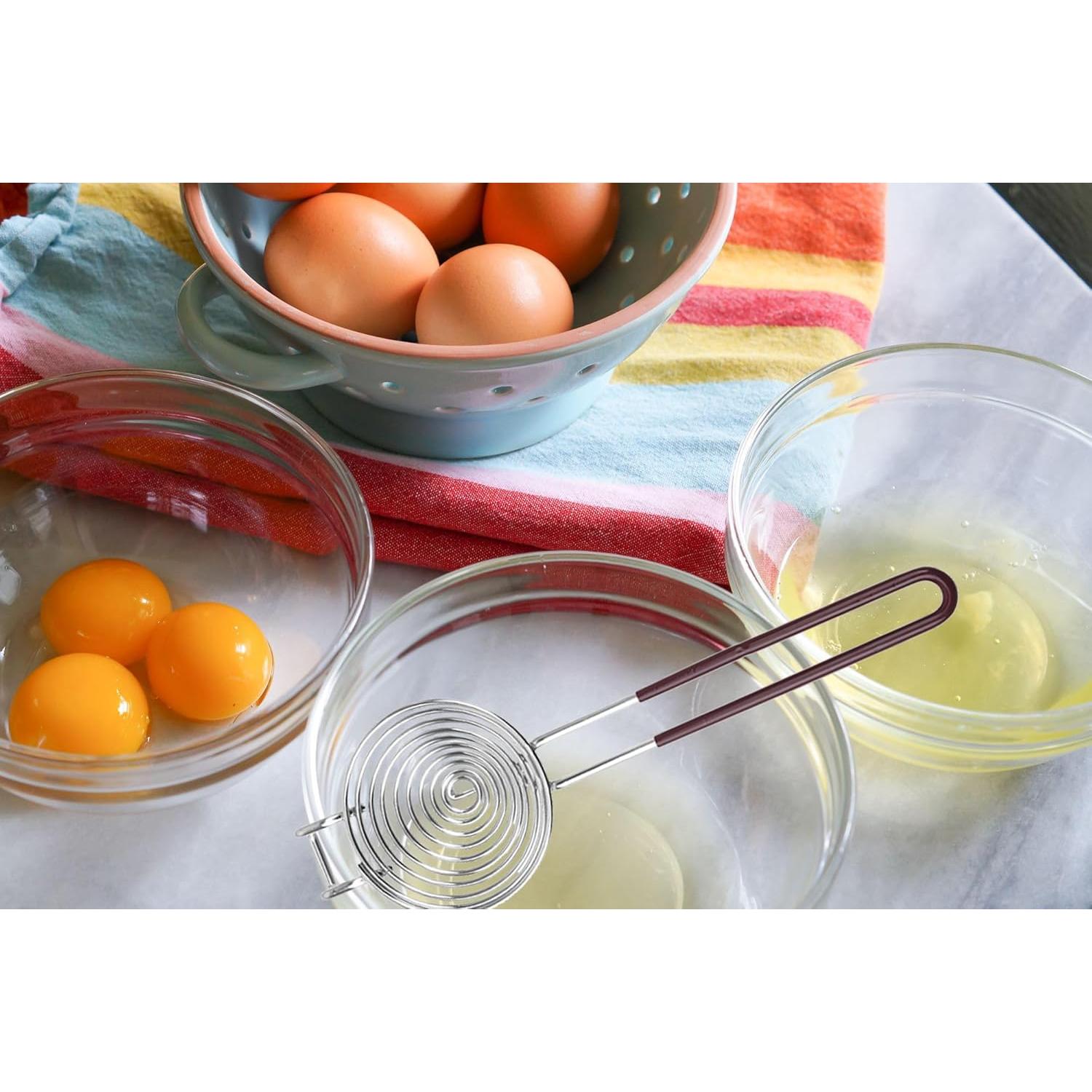 Separador de Yema y Clara de Huevo Ytuomzi Acero Inoxidable 25.5 cm