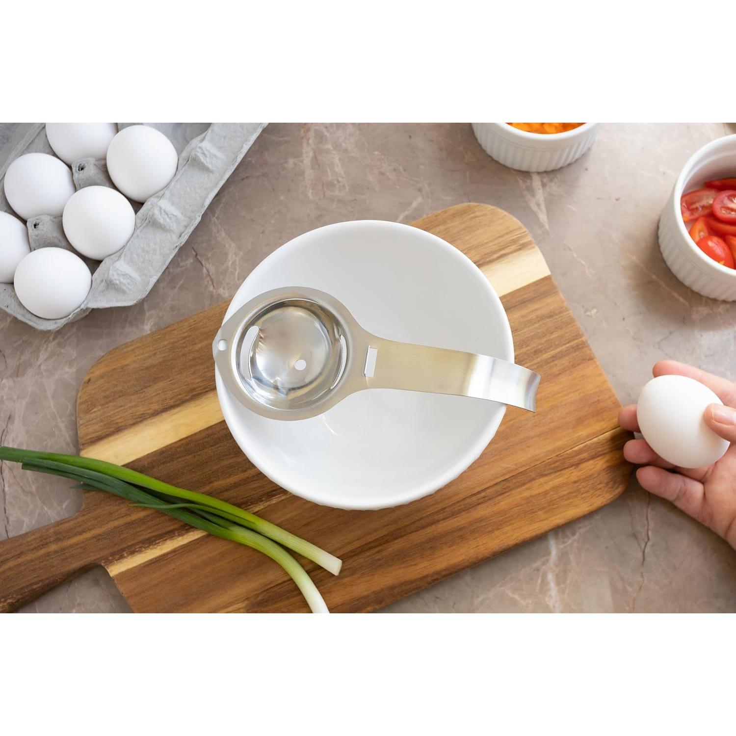 Separador de Yemas de Huevo Acero Inoxidable Fox Run 17.15 cm