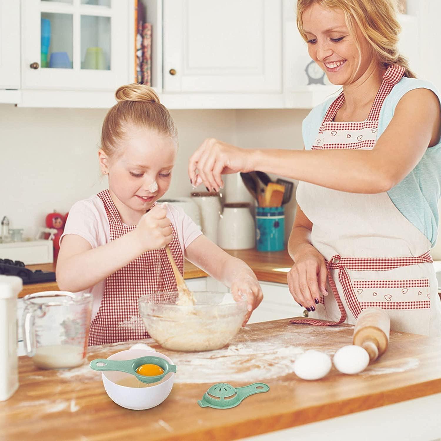 Separador de Clara de Huevo Bamutu 4 Piezas Resina Alimentaria