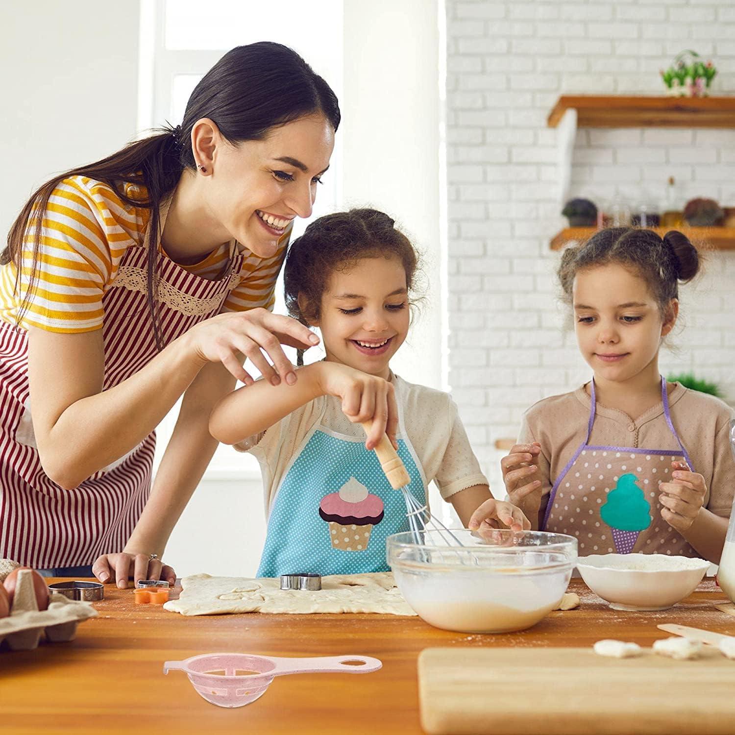 Separador de Clara de Huevo Bamutu 4 Piezas Resina Alimentaria