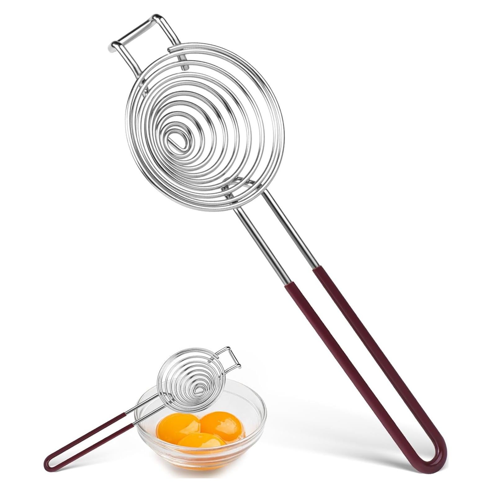 Separador de Huevos Czyan de Acero Inoxidable con Mango de Goma