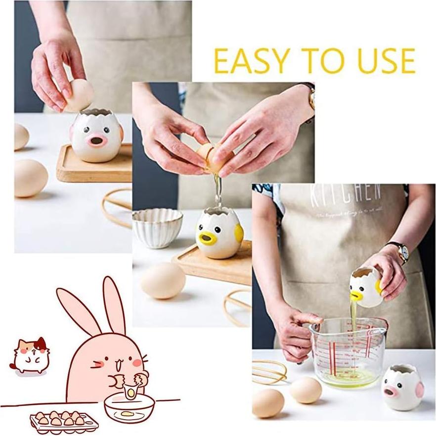 Separador de Huevos Cerámica L7HWDP Amarillo 7.62x7.62 cm