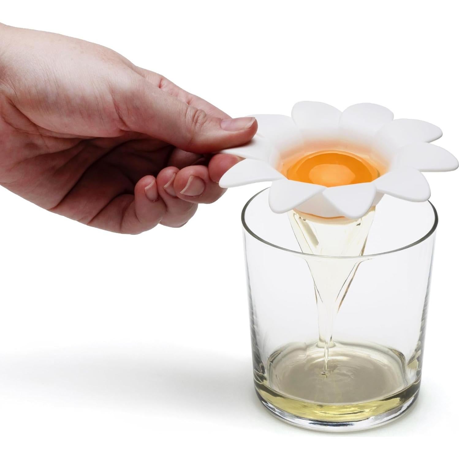 Separador de Huevos Peleg Design Daisy, Plástico, 11x11 cm