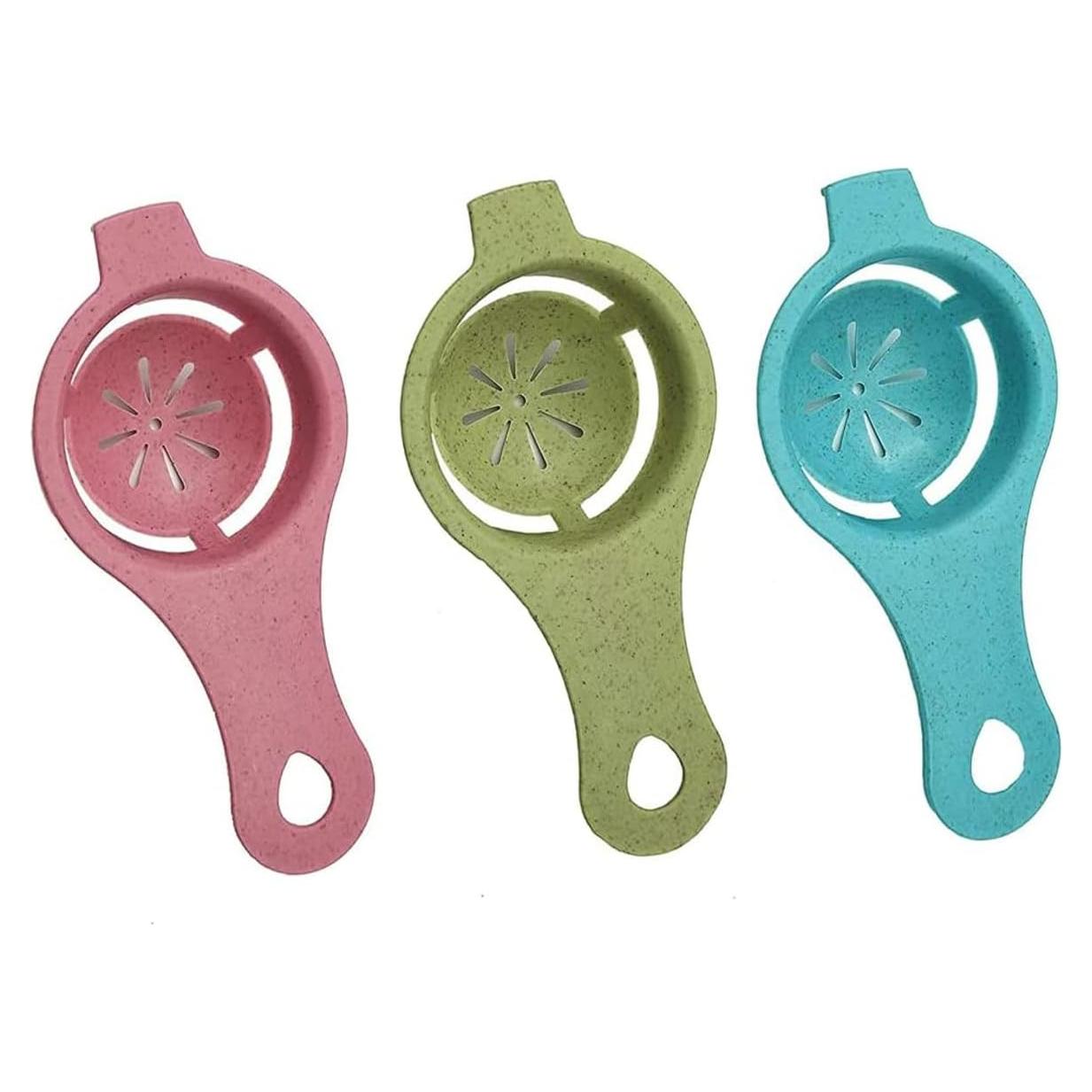 Separador de Yema de Huevo 3PCS VENCILAZY Resina Alimentaria