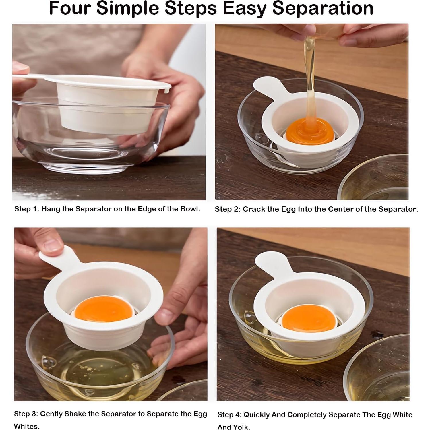 Separador de Huevos Vevirabe Grande - Libre de BPA, Ergonómico