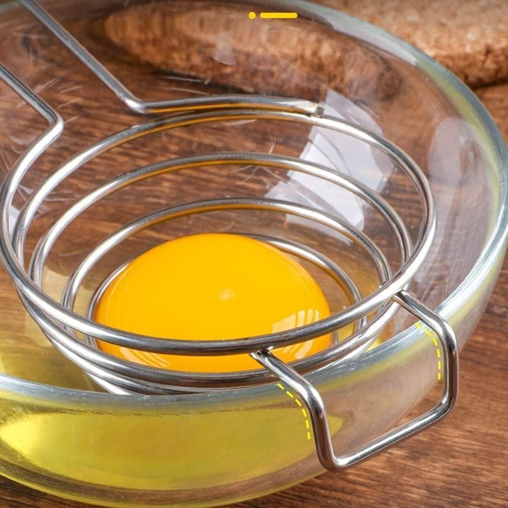 Separador de Huevos Acero Inoxidable Dayouwang 2 Piezas