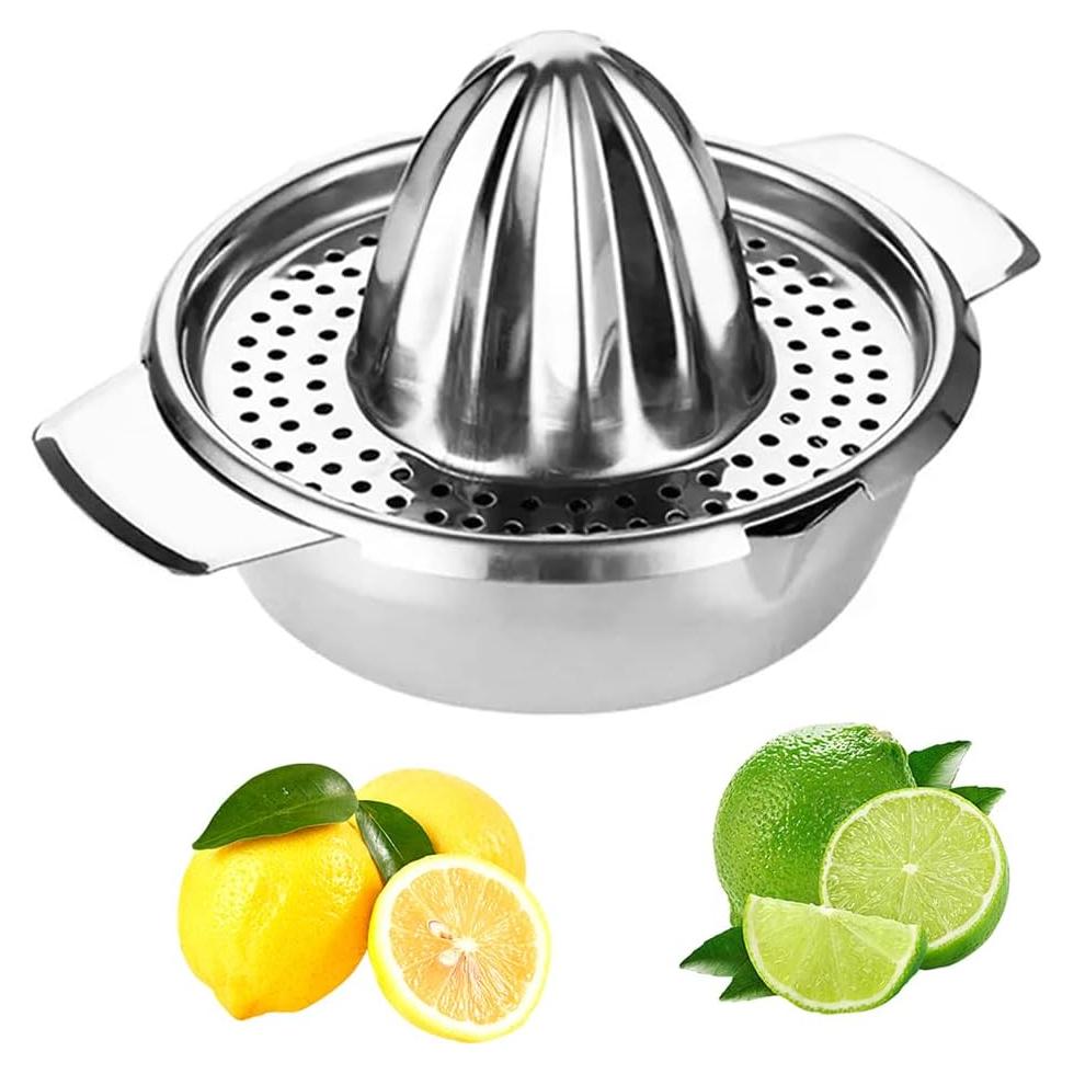 Exprimidor de Naranja Manual Acero Inoxidable Gogocow 17x10.7cm