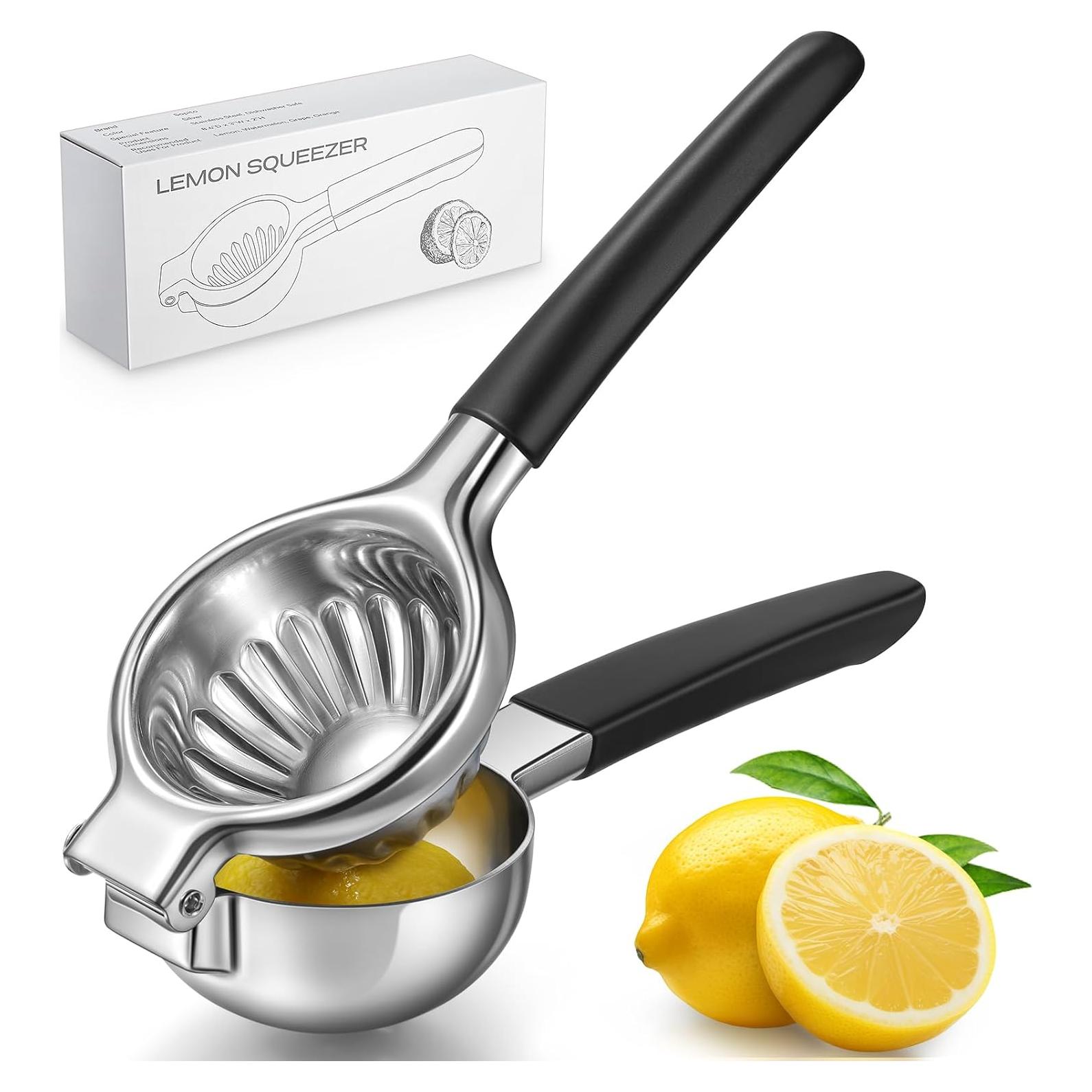 Exprimidor de Limón Sopito de Acero Inoxidable 388g Manual