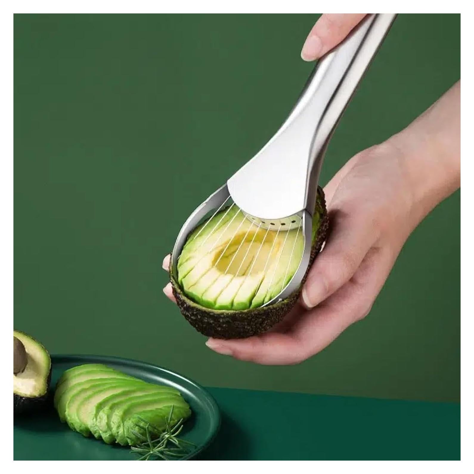 Cortador de Aguacate Shofilt 2-en-1 Acero Inoxidable Apto Lavavajillas