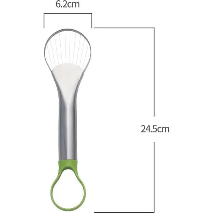 Cortador de Aguacate Shofilt 2-en-1 Acero Inoxidable Apto Lavavajillas