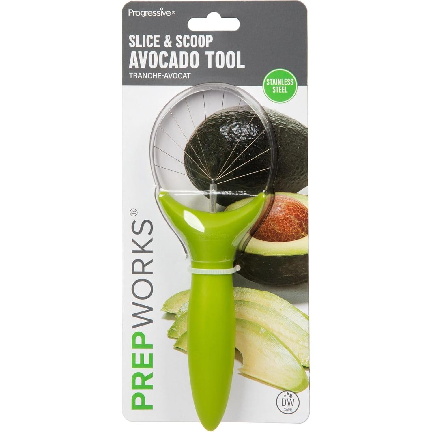 Cortador de Aguacate PrepWorks 3 en 1 - Acero Inoxidable Verde