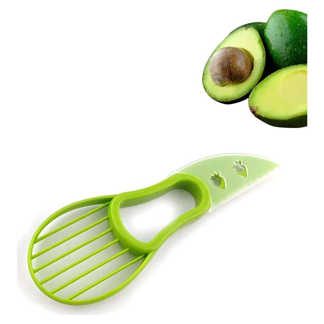 Cortador de Aguacate 3 en 1 YOFAN - Deshuesador y Cuchara Verde