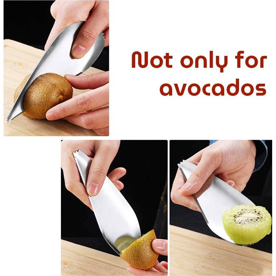 Cortador de Aguacate 3 en 1 JIANGLAI Acero Inoxidable 22 cm