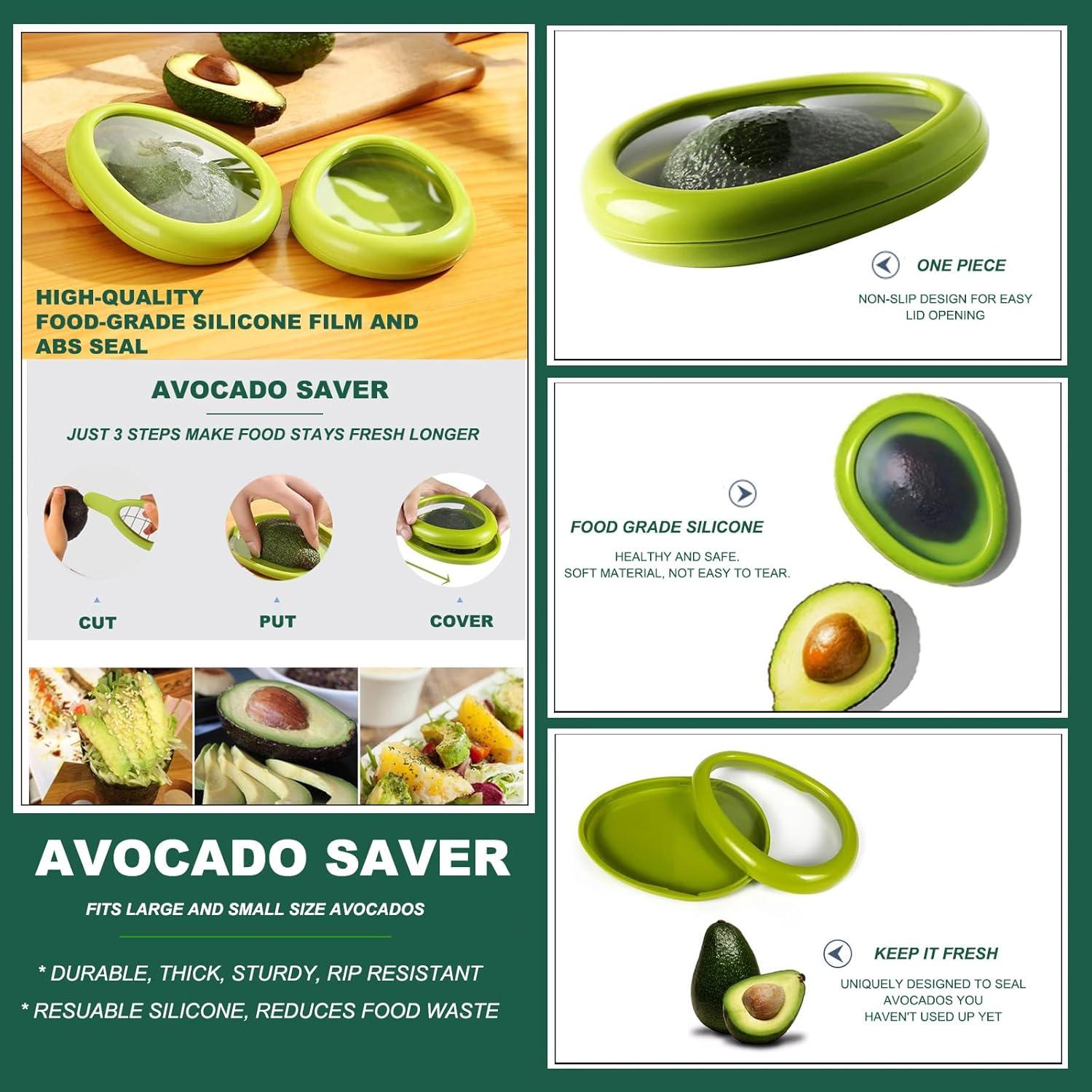 Juego de Cortadores y Conservadores de Aguacate Aorplim 3 Piezas