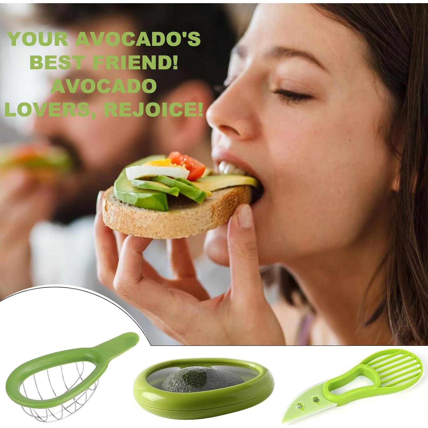 Juego de Cortadores y Conservadores de Aguacate Aorplim 3 Piezas