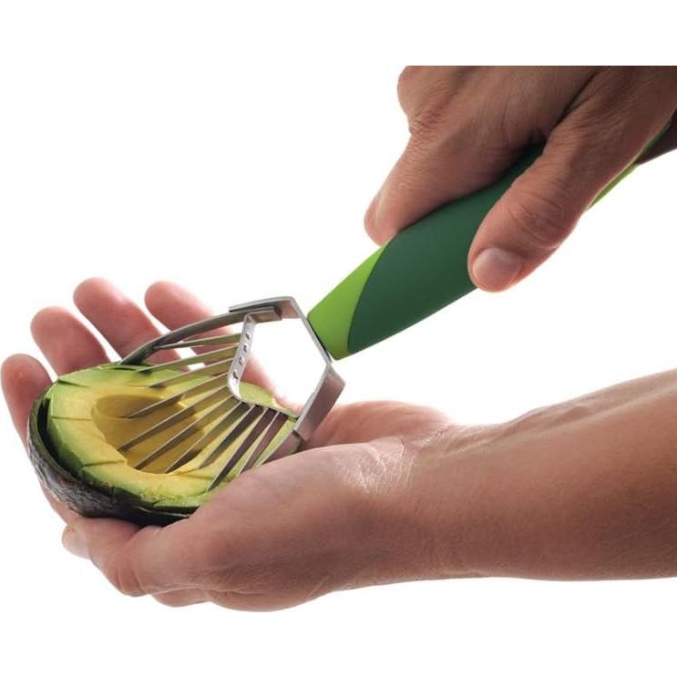 Herramienta 3 en 1 para aguacate Norpro 5172, Verde