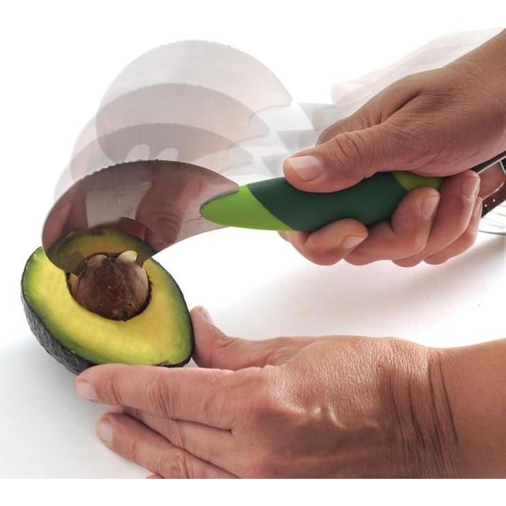 Herramienta 3 en 1 para aguacate Norpro 5172, Verde