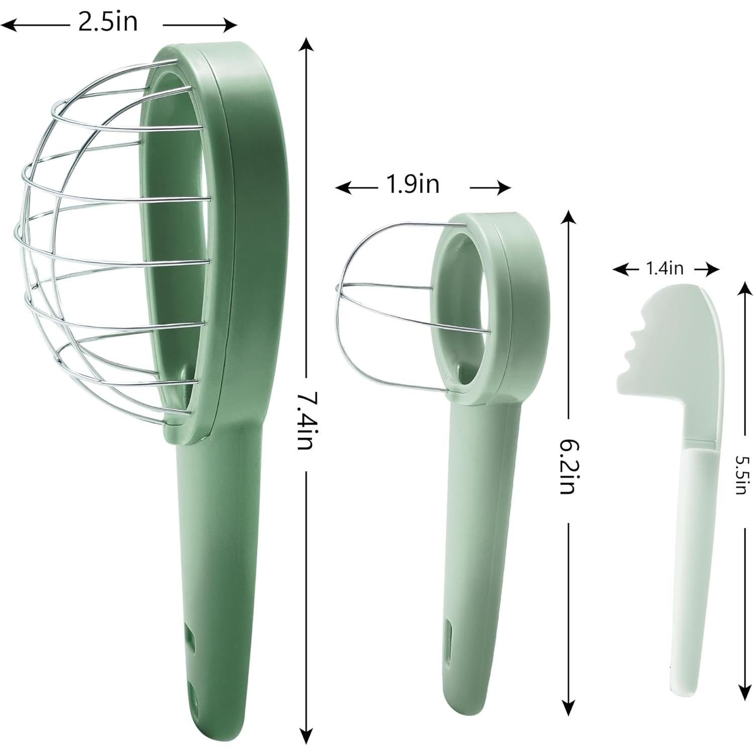 Cortador de Aguacate 3 en 1 XIOQINE con Cuchillo para Kiwi