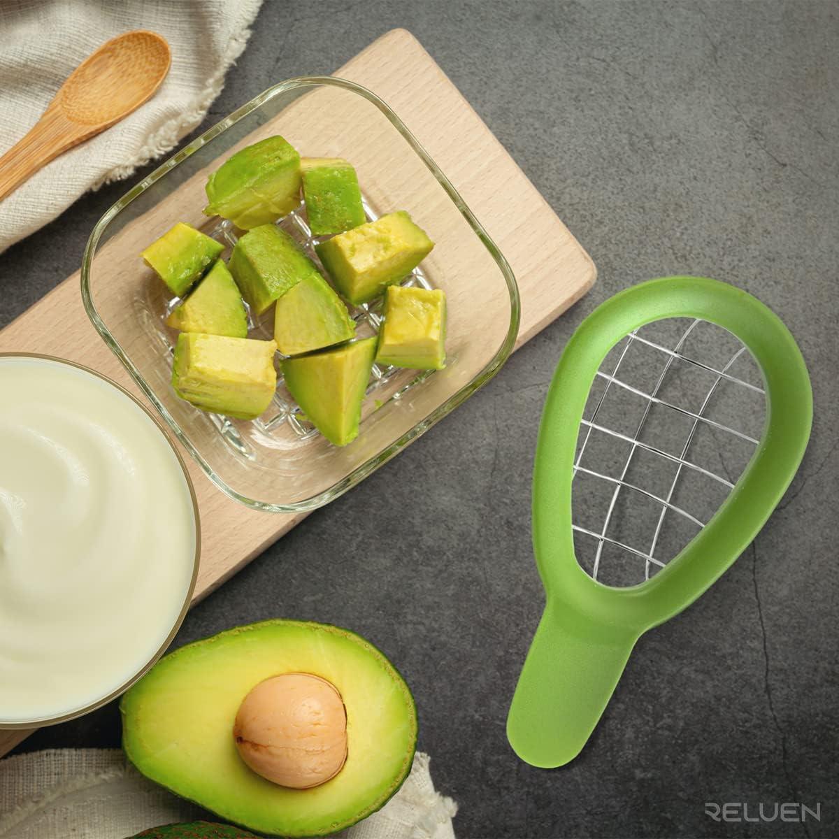 Cortador de Aguacate Reluen 3 en 1 - Mango Ergonómico 16 cm