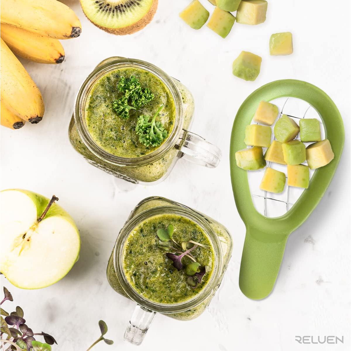 Cortador de Aguacate Reluen 3 en 1 - Mango Ergonómico 16 cm