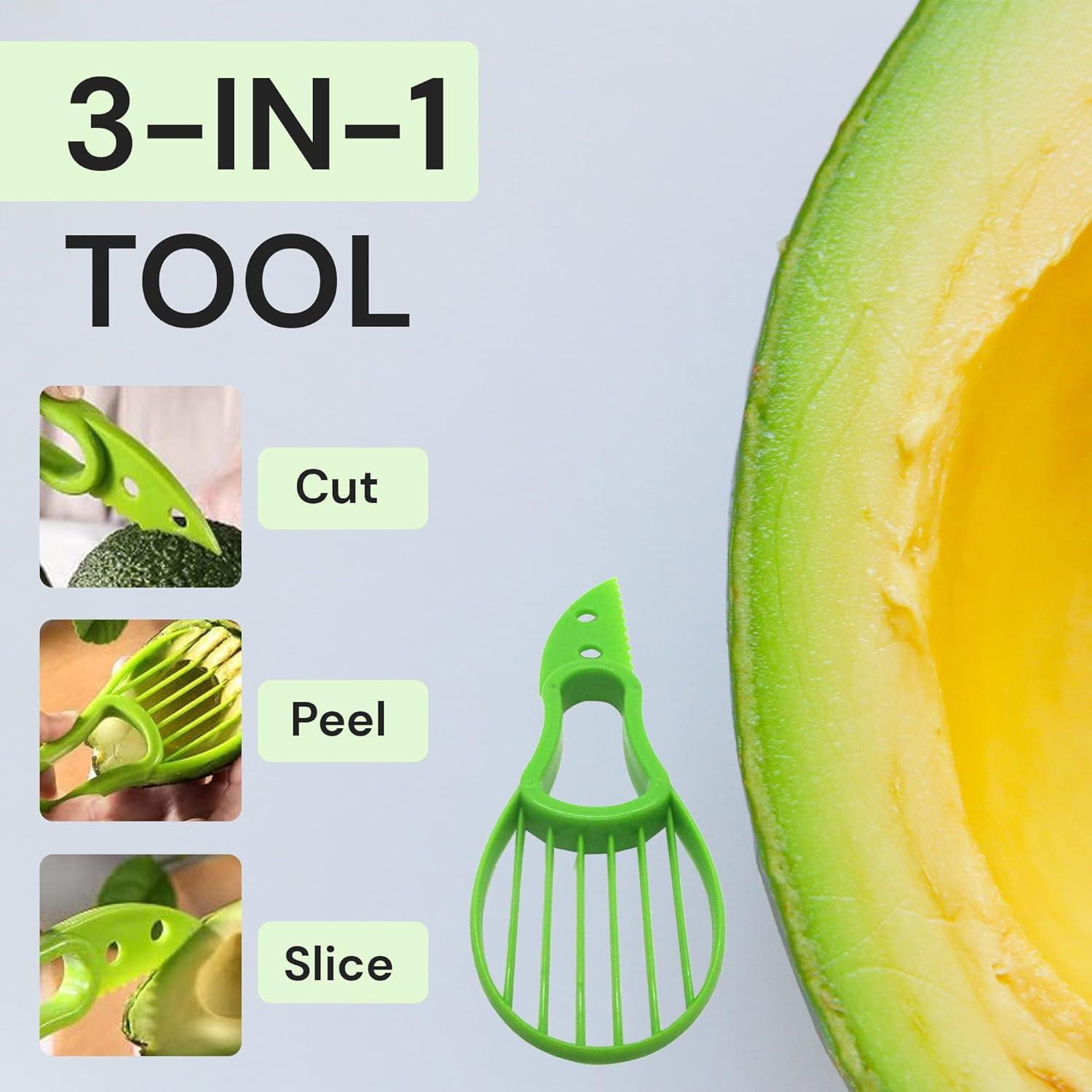 Cortador de Aguacate Gadgetime USA 3 en 1 Verde - 40.8g