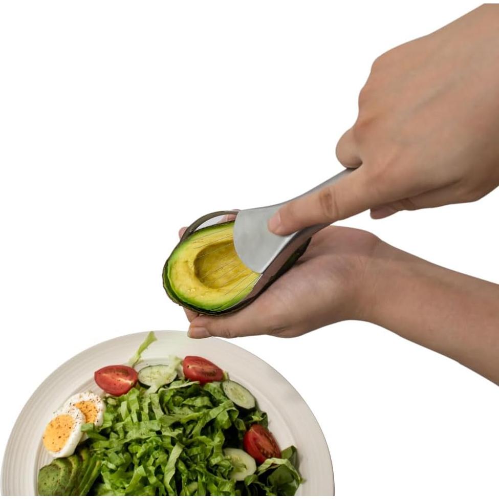 Cortador de Aguacate OnewCheng 2 en 1 Acero Inoxidable