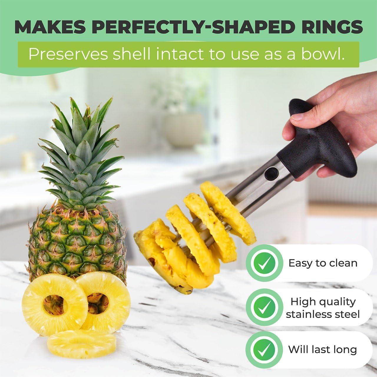 Cortador 3 en 1 de Aguacate y Piña OWLARI - Acero Inoxidable