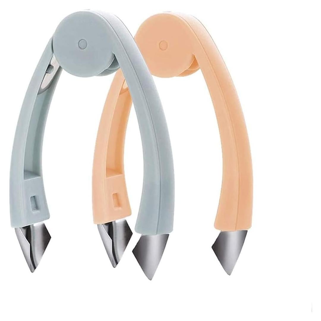 Paquete de 2 Quita Tallos de Fresa Enyolidimk Acero Inoxidable